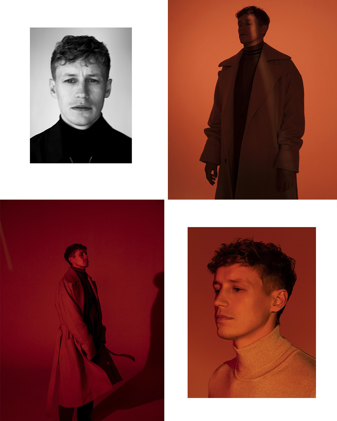 German singer songwriter Tim Bendzko photographed by Maximilian Baier at raw studios.