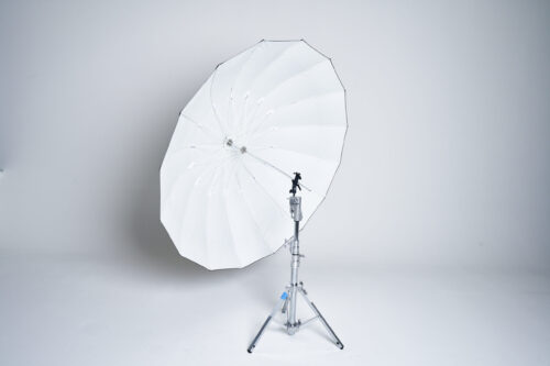 Extra large 180cm white/black umbrella