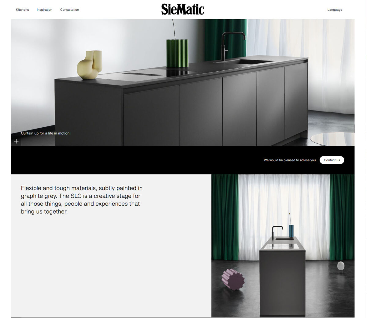 SieMatic SLC look book at raw studios.