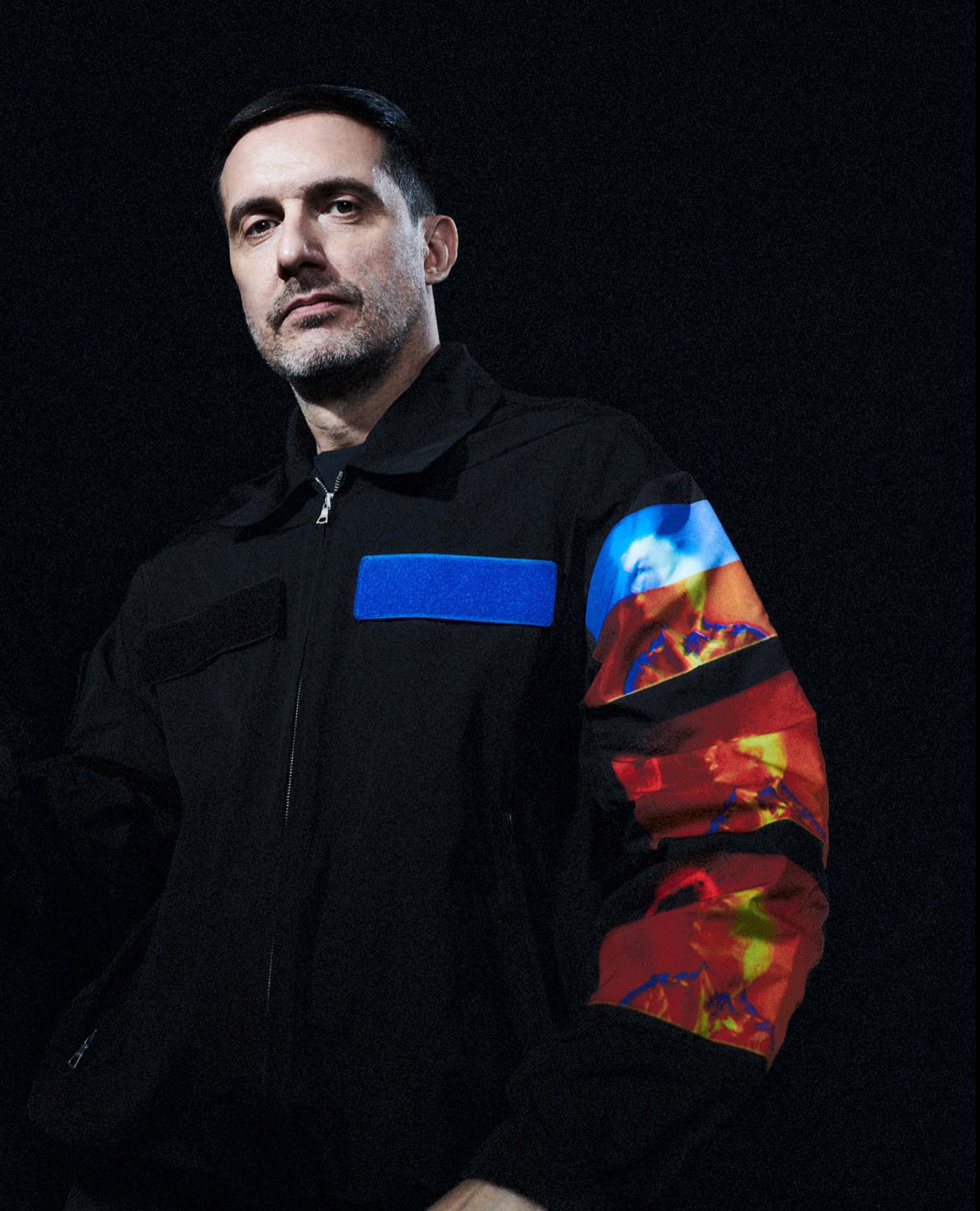 Techno DJ Freddy K by Stini Röhrs at raw studios.