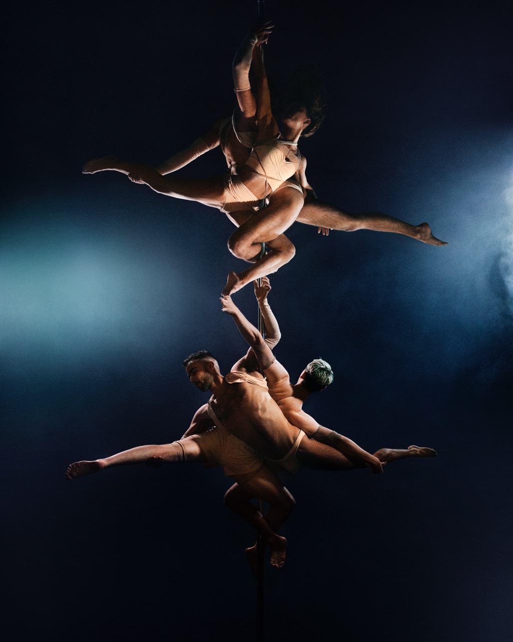 pole dancing for a magazine editorial