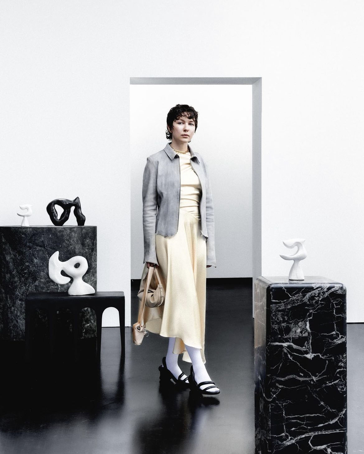 Elena Sofia Valentina Palomo for Art Basel look for Highsnobiety x Zalando