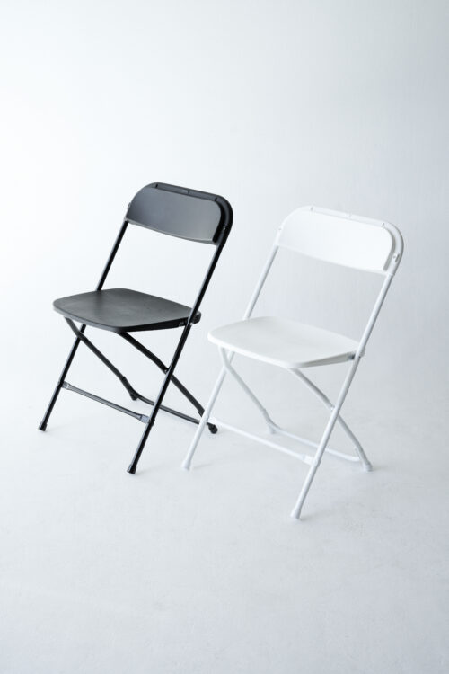 Folding Chair Black and White