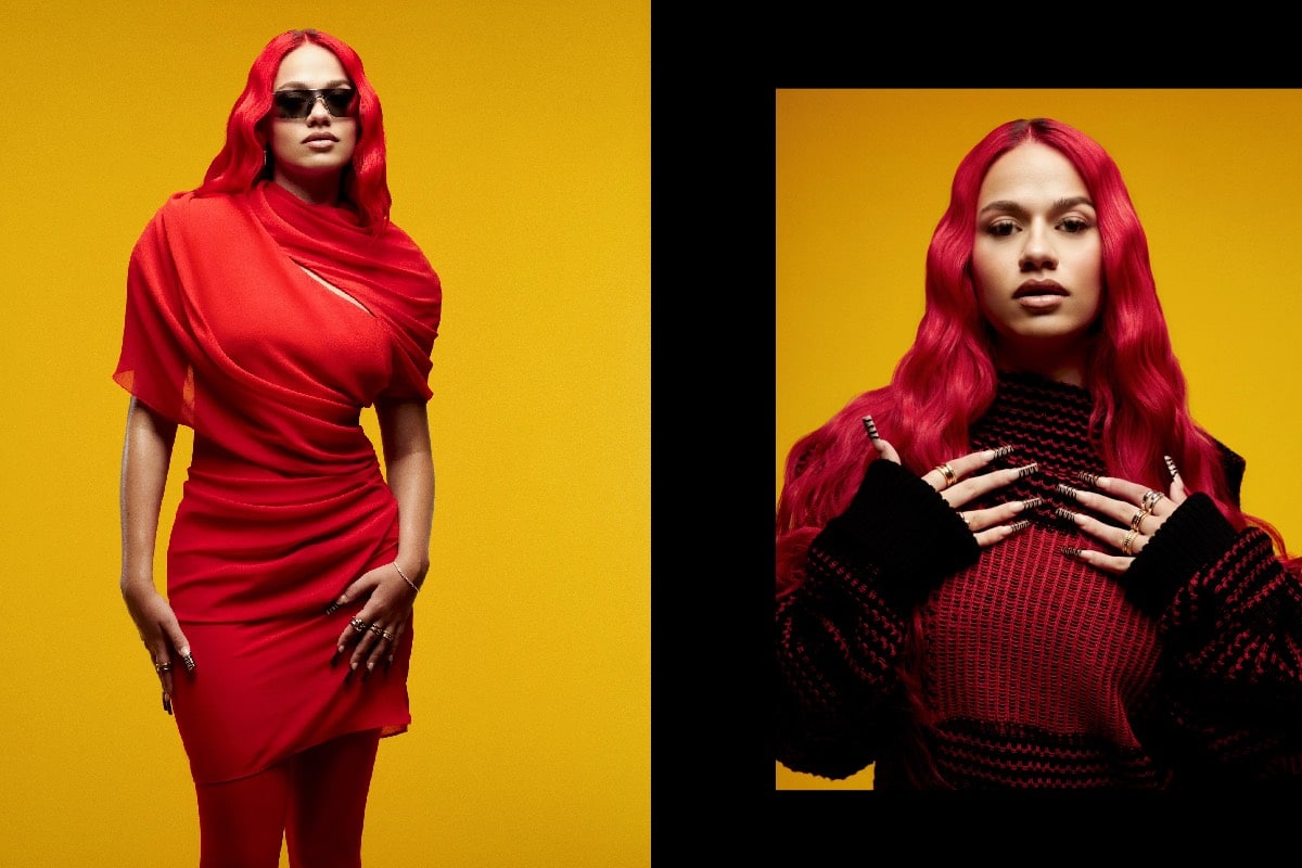 2.	Badmómzjay photographed at raw studios Berlin for Glamour Germany cover shoot