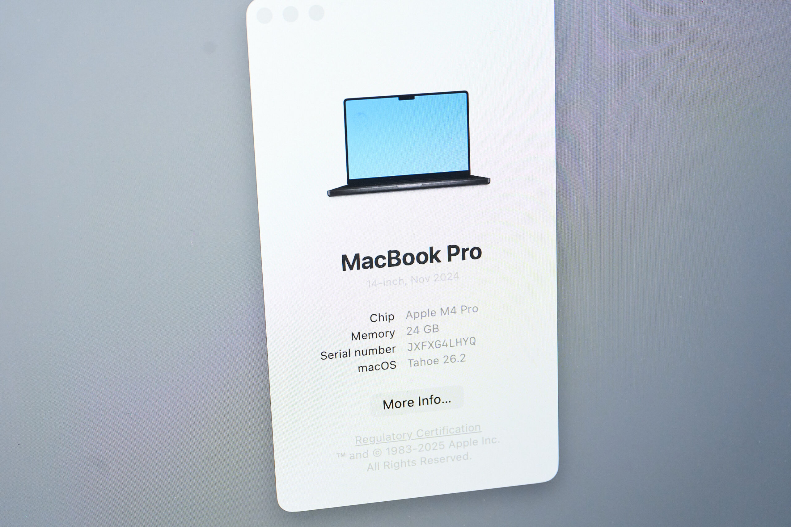 Apple Mac Book Pro - M4 Pro, 14-Core , 14.2 Inch, 24 GB , 1 TB SSD - Image 4