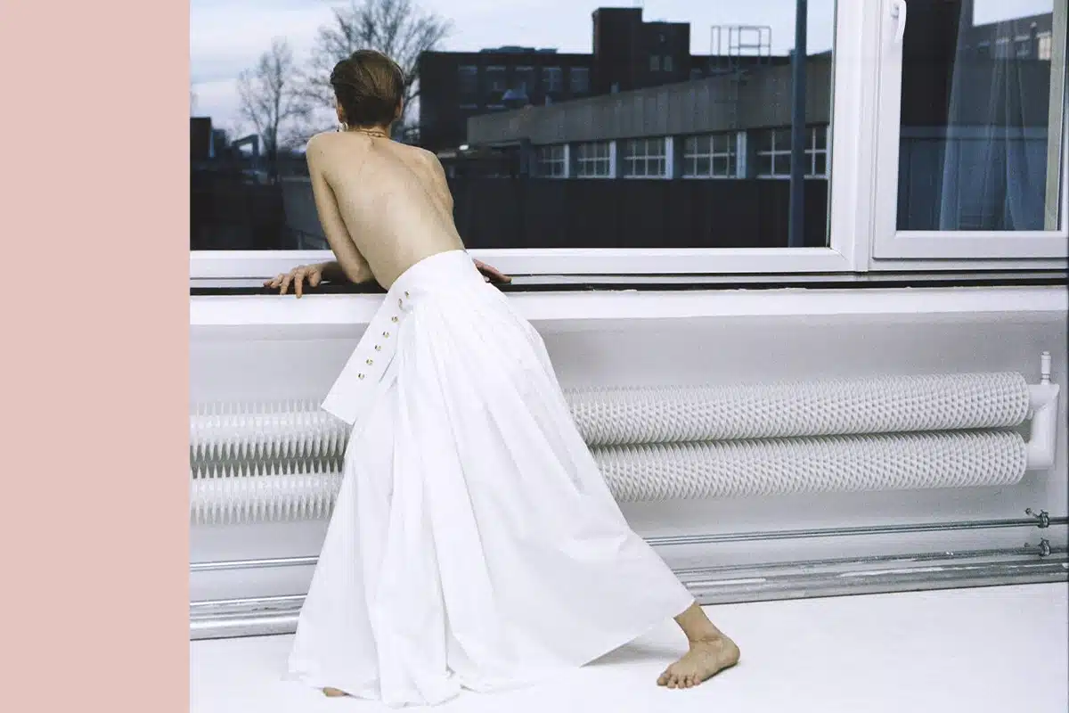 2. Veronika Kunz in Studio 1 at raw studios., a daylight studio in Berlin, for 10 Magazine